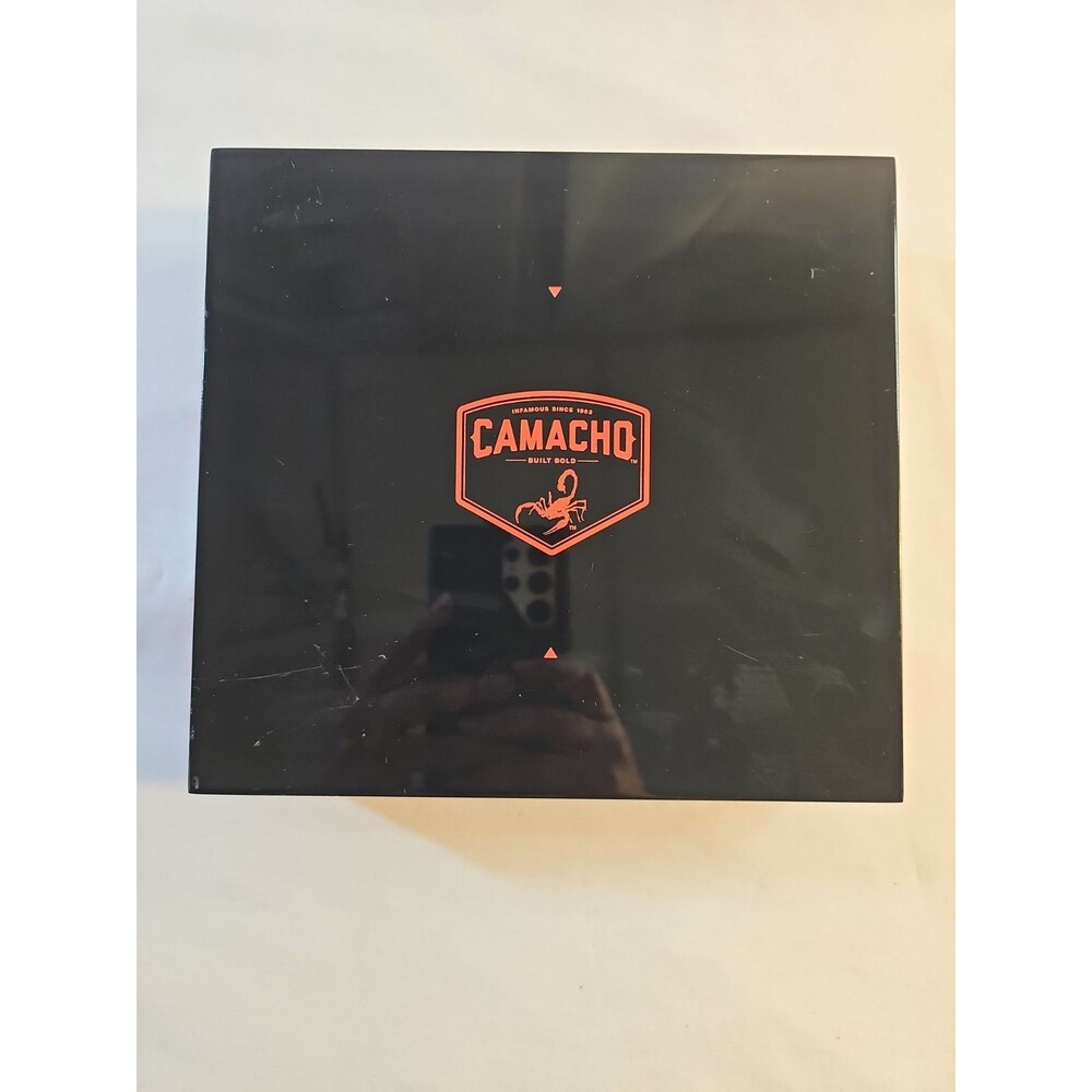 Camacho Corojo Churchill Empty Wood Cigar Box 8.5" x 8" x 2 2/8"